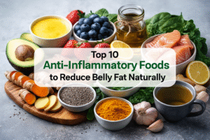 Anti-inflammatory foods for reducing belly fat naturally