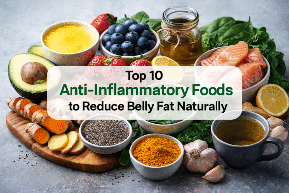 Anti-inflammatory foods for reducing belly fat naturally