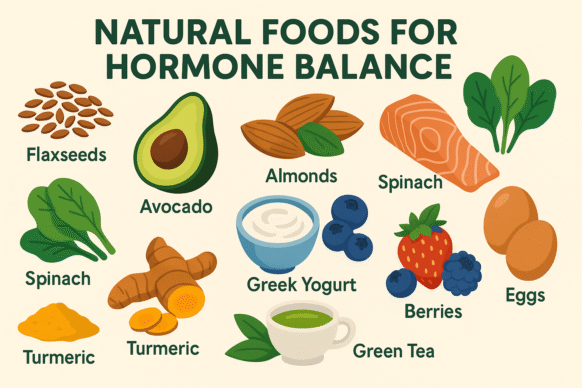 Natural foods for hormone balance – 2025 guide